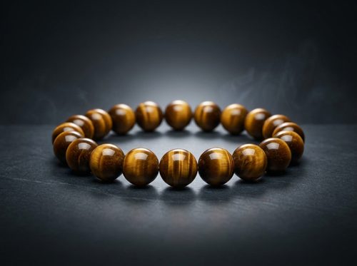 金虎眼（タイガーアイ）のブレスレット